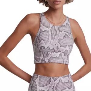 Varley let’s move Harris bra size small snakeskin